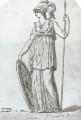 Minerva néoclassicisme Jacques Louis David